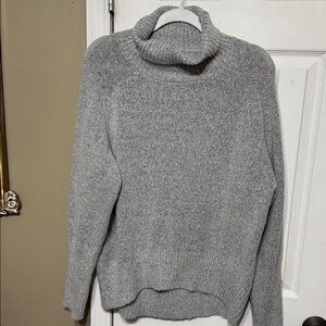 Double Zero Heather Gray Turtleneck Sweater